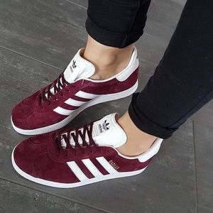 Adidas Originals Gazelle Burgundy Sneakers 7.5